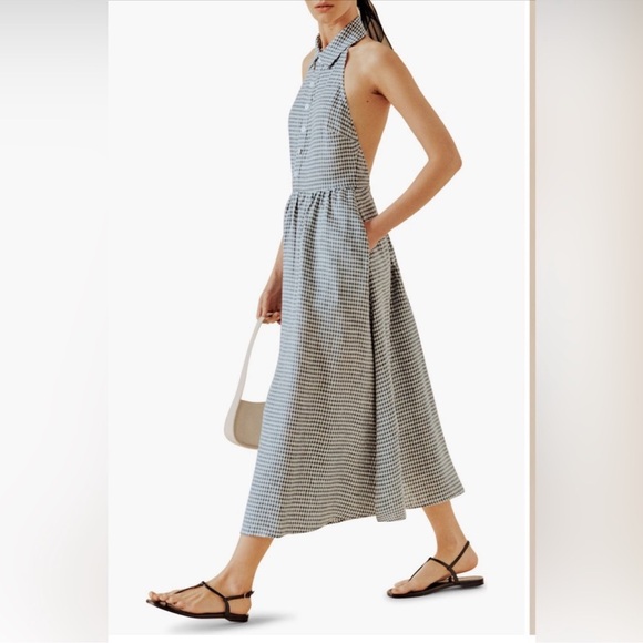 Reformation Dresses & Skirts - Reformation linen halter dress